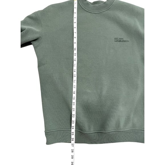 Lululemon 1998 Green Sweatshirt Pullover Heavyweight Fleece Oversized Size L/XL - Picture 6 of 6